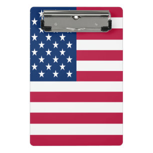 America Flag Mini Clipboard
