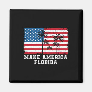 America Florida Desantis 2024 Trump Desantis Elect Magnet