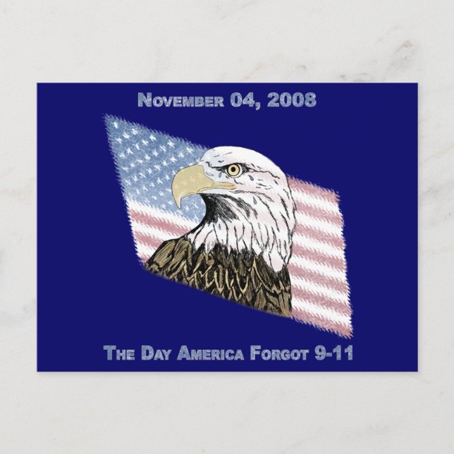 America Forgot 9-11 Postcard (Front)