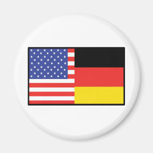 America Germany Magnet