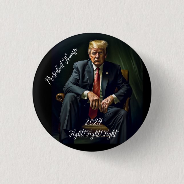 America Great Again 3 Cm Round Badge (Front)