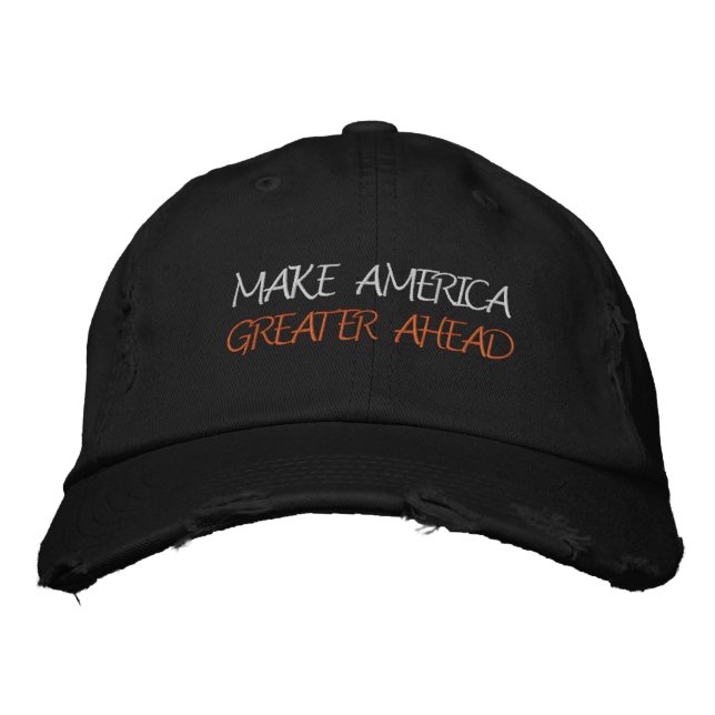 America greater ahead embroidered hat (Front)