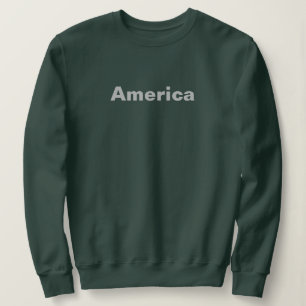 America Green Women's Sweatshirt