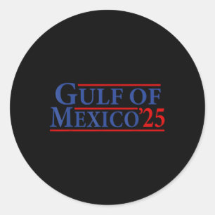 America Gulf Mexico - Gulf Of Usa America 2025 Ret Classic Round Sticker