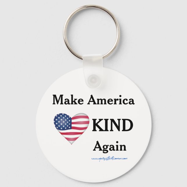 America has always been GREAT, now let's make it K Key Ring (Front)