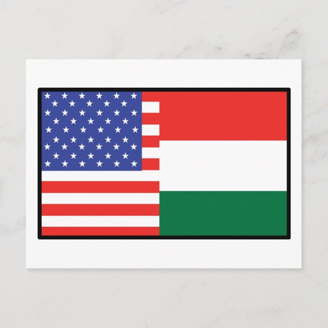 America Hungary Postcard (Front)