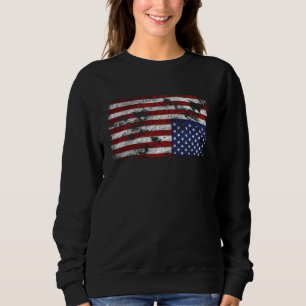America In Distress - Upside Down Flag Sweatshirt