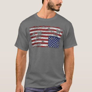 America In Distress - Upside Down Flag T-Shirt