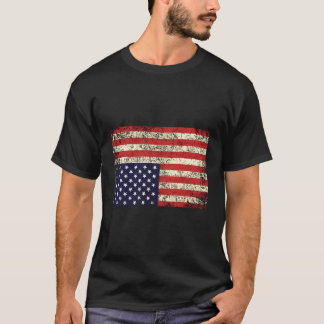 America In Distress Upside Down Flag T-Shirt