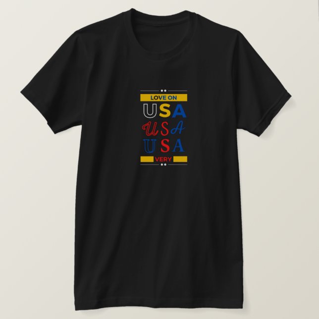 America in the heart T-Shirt (Design Front)