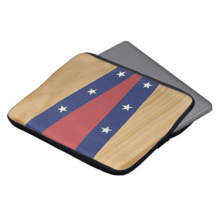 America-Inspired Art   Flags, Jerseys & 4th of Jul Laptop Sleeve