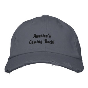 America is Back Embroidered Hat