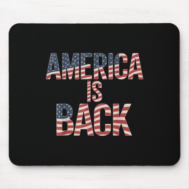 America Is Back  Mouse Pad (Front)