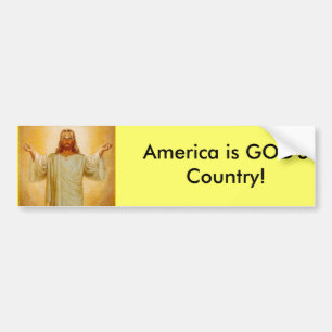 America is GOD'S Country! Bumper Sticker
