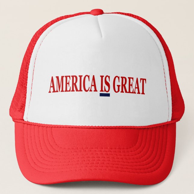 America IS Great Anti Trump Hat (Front)