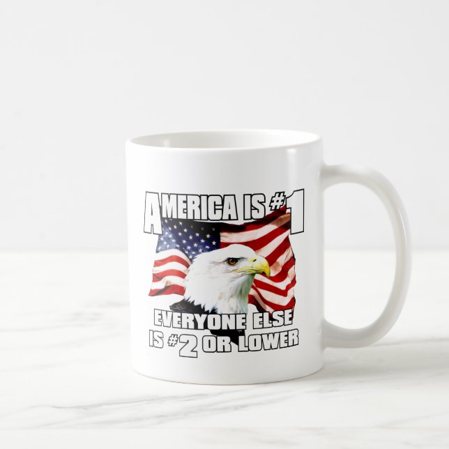 America is Number 1 Coffee Mug (Right)