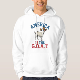 America Is The G.O.A.T Patriotic Goat Cowboy Shirt