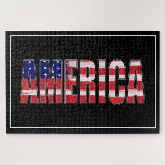 AMERICA JIGSAW PUZZLE (Horizontal)