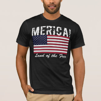 America Land of the Free Shirt Dark