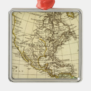 America Metal Tree Decoration