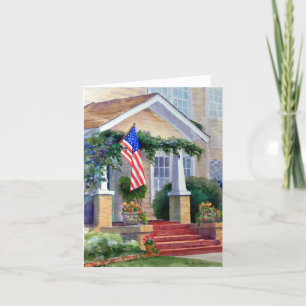 "America, My Home" blank notecard