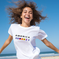 America Nautical Maritime Sailing Flags