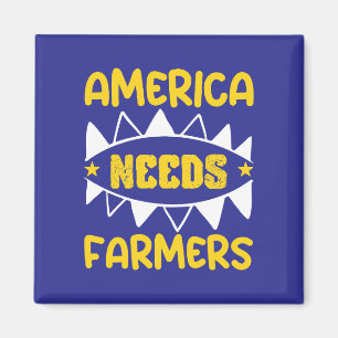 America Needs Farmers Magnet