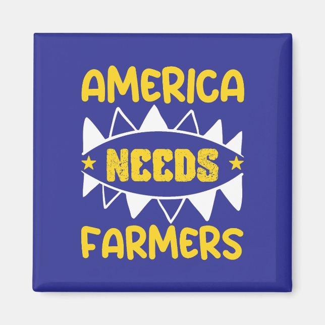 America Needs Farmers Magnet (Front)