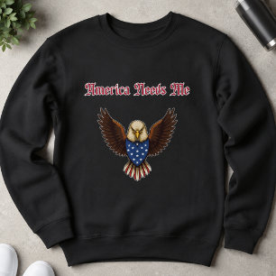 America Needs Me Patriotic Citizen USA Pride Desig Sweatshirt