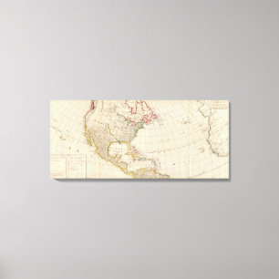 America north canvas print