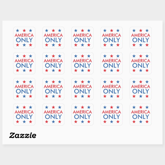 America Only - Version 03 Square Sticker (Sheet)