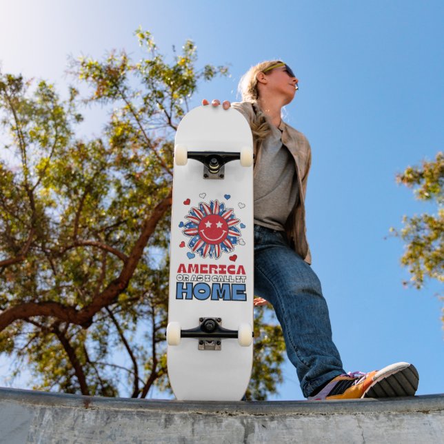 AMERICA, OR AS I CALL IT, HOME SKATEBOARD (Outdoor 1)