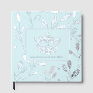 America Pageant Crown Foil Leaf Scrapbook Guest Book