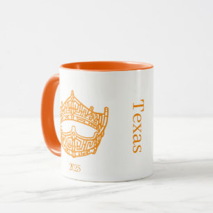 America Pageant Crown Personalised Name Mug