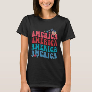 America Patriotic 4th Fourth Of July Independence  T-Shirt