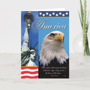 America PAtriotic Greeting Card