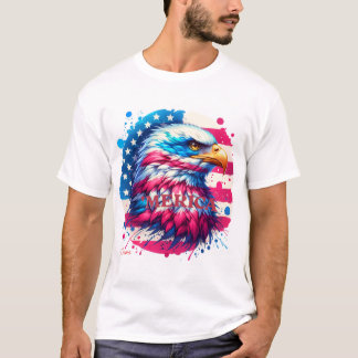 America – Patriotic USA Design for 4th of July, Ve T-Shirt