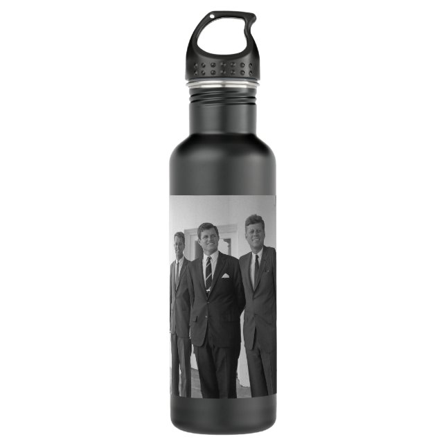 America President John Kennedy & Brothers, Camelot 710 Ml Water Bottle (Front)
