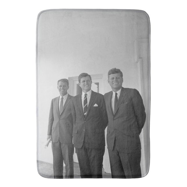 America President John Kennedy & Brothers, Camelot Bath Mat (Front Vertical)