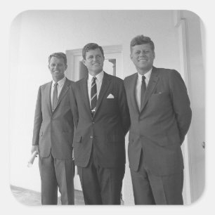 America President John Kennedy & Brothers, Camelot Square Sticker