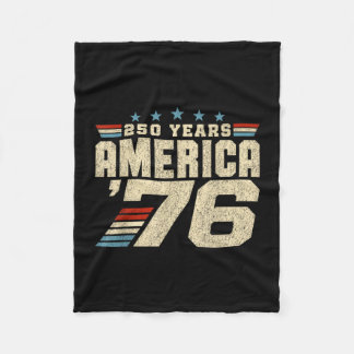 America retro 250 years 250th anniversary usa 1776 fleece blanket