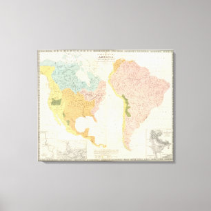 America river systems canvas print