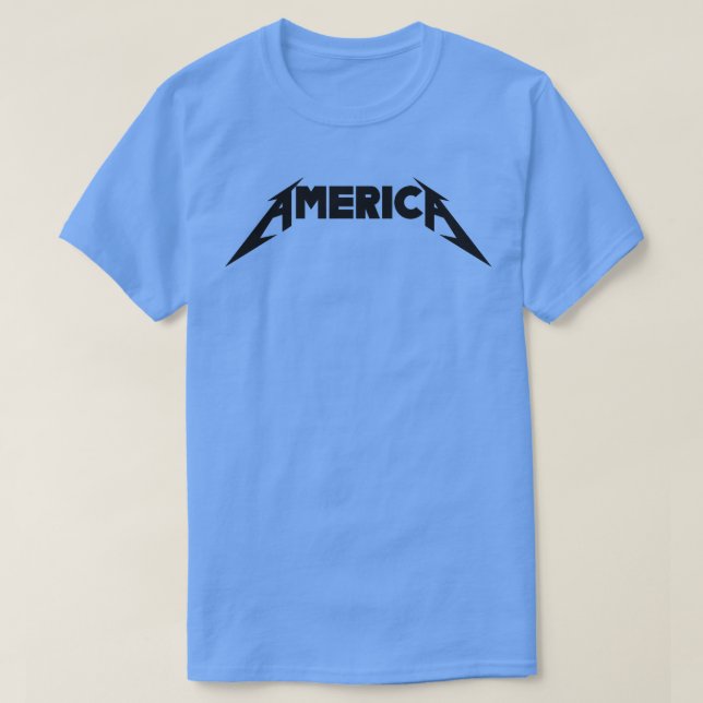 America Rock And RollInspired USA Design T-Shirt (Design Front)