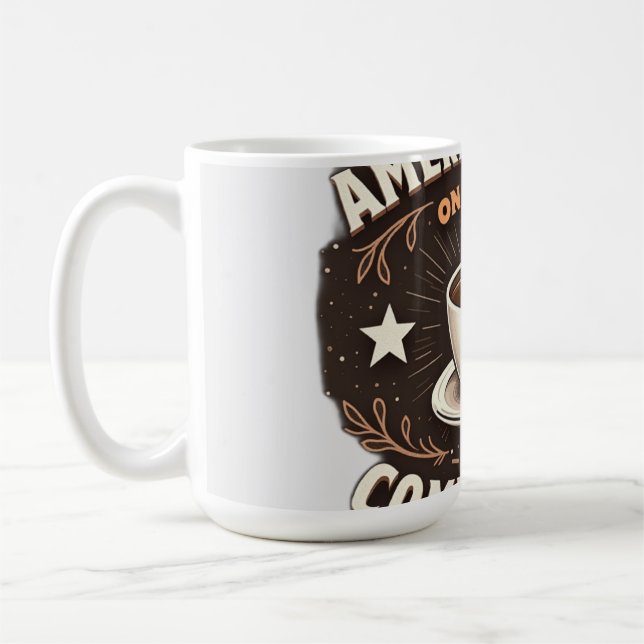 America Runs on Coffee and Complaints Mug (Left)