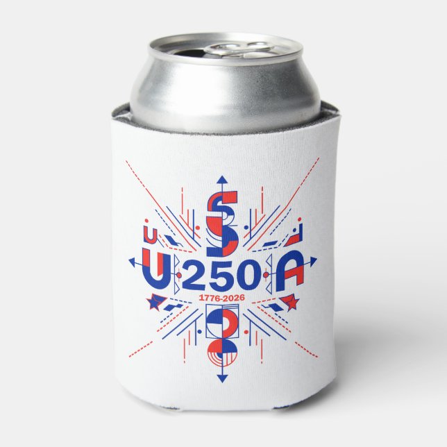 America’s 250th anniversary can cooler (Can Front)