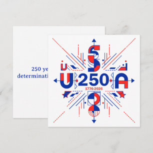 America’s 250th anniversary holiday card