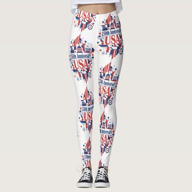 America’s 250th anniversary leggings (Front)