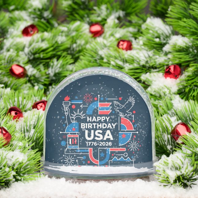 America’s 250th anniversary snowglobe (Christmas)