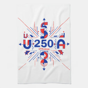 America’s 250th anniversary tea towel