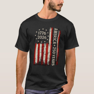 America’s 250th Anniversary USA Flag T-Shirt
